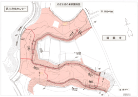 のぎ水辺の楽校～園路図の画像