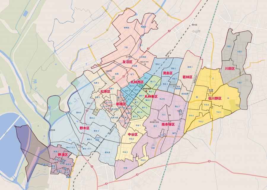 自治会地図（R5時点）