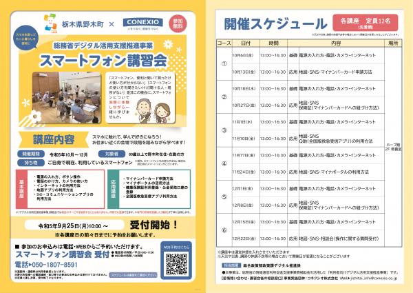 スマートフォン講習会