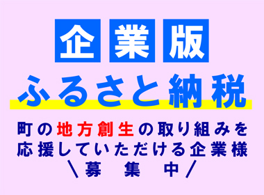 企業版ふるさと納税HP用ポップ