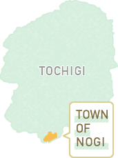 野木町の位置の地図